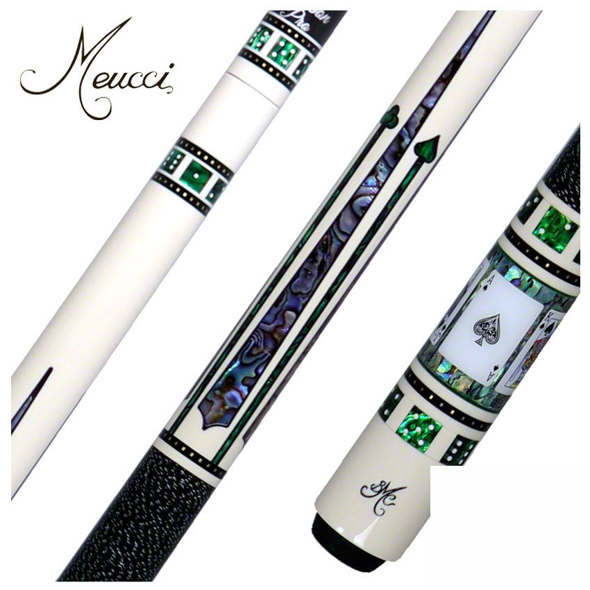 Meucci BMC Casino 2 Spades Pool Cue with Carbon Shaft - BMC2SPADESC