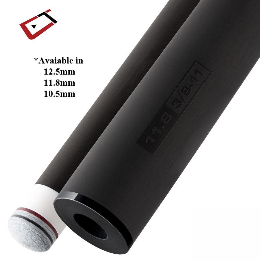 Cuetec Cynergy 3/8 x 11 Thin Collar Carbon Shaft