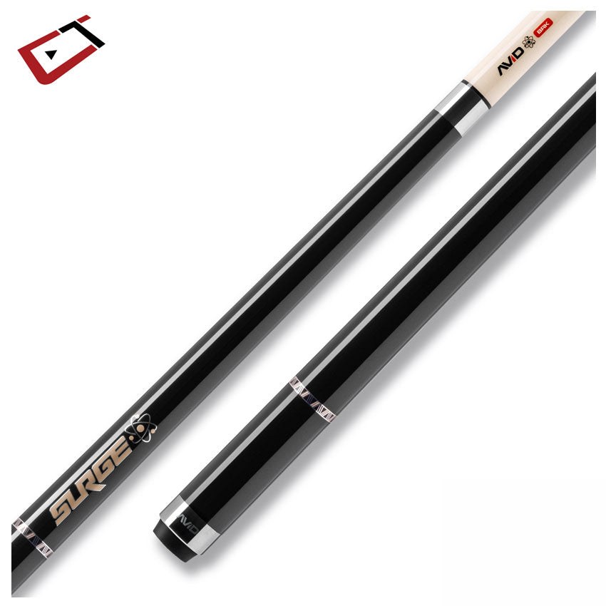 Cuetec Avid Surge Black and Gold No Wrap Break Cue - 95-330NW