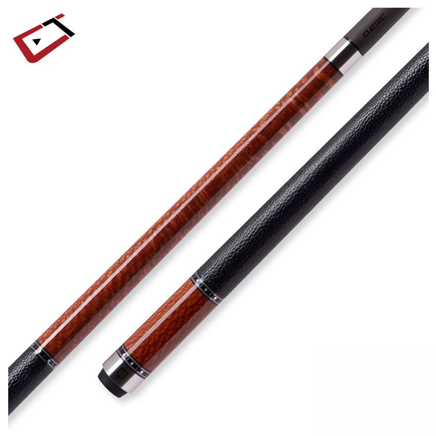 Cuetec Cynergy Truewood Leopard II Leather Wrap Play Cue - 95-108LTW