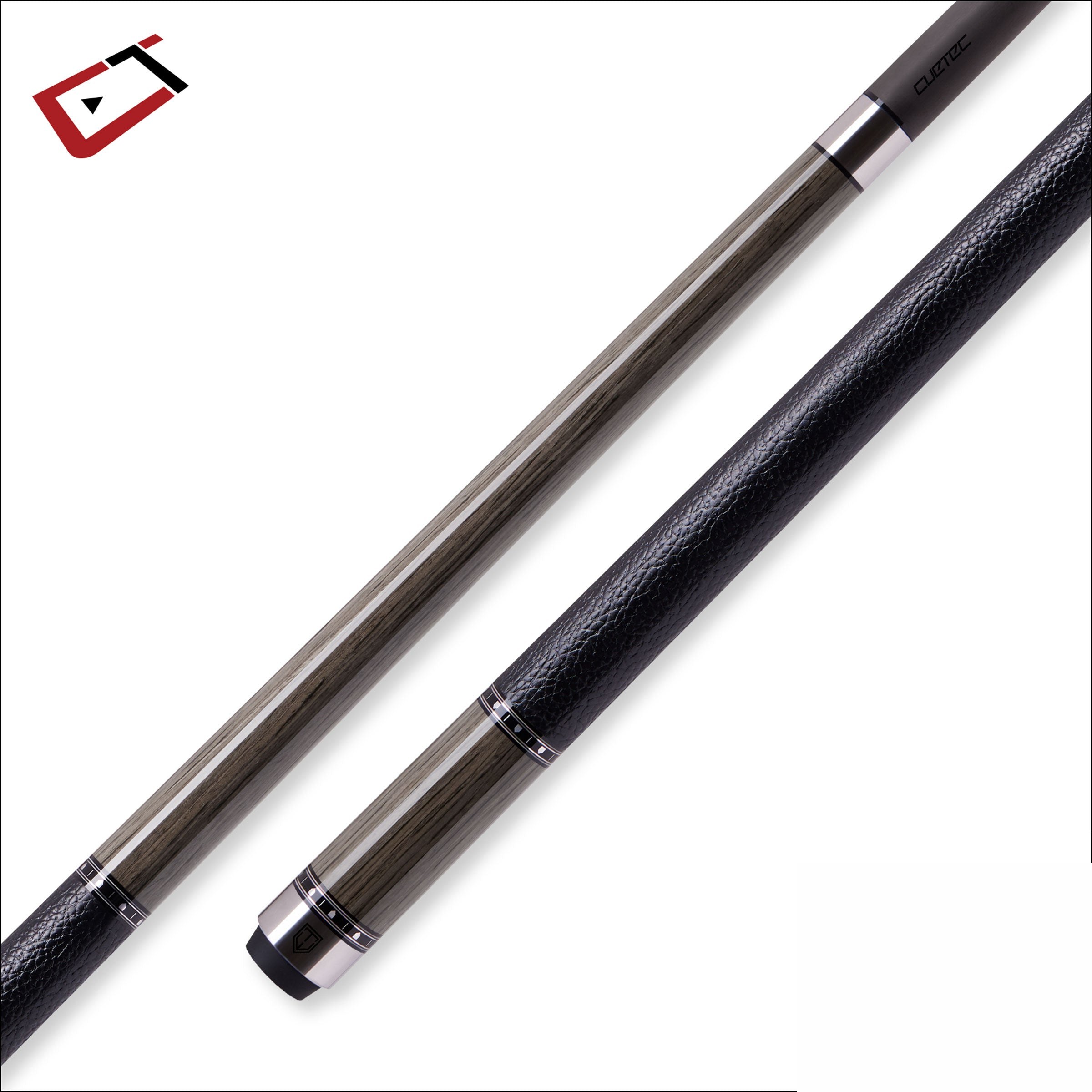 Cuetec Cynergy Truewood Walnut II Leather Wrap Pool Cue - 95-106LTW