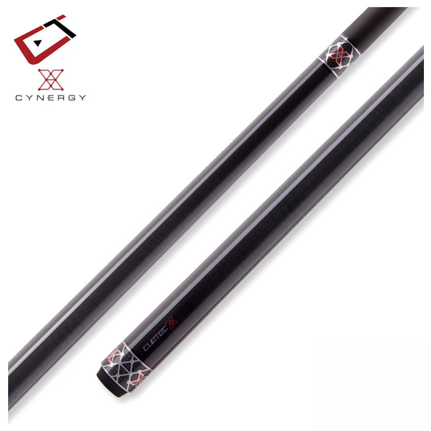 Cuetec Cynergy X Raw Black No-Wrap Pool Cue - 95-120