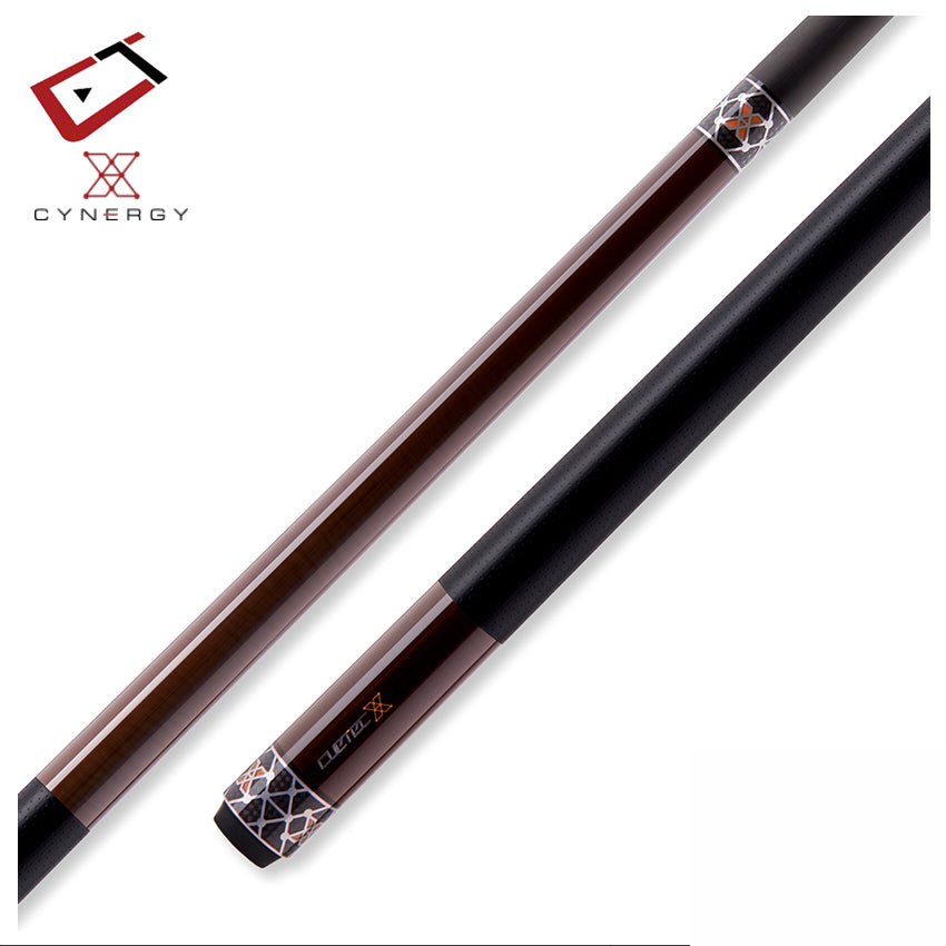 Cuetec Cynergy X Amber Black with Poly Wrap Pool Cue - 95-122UP
