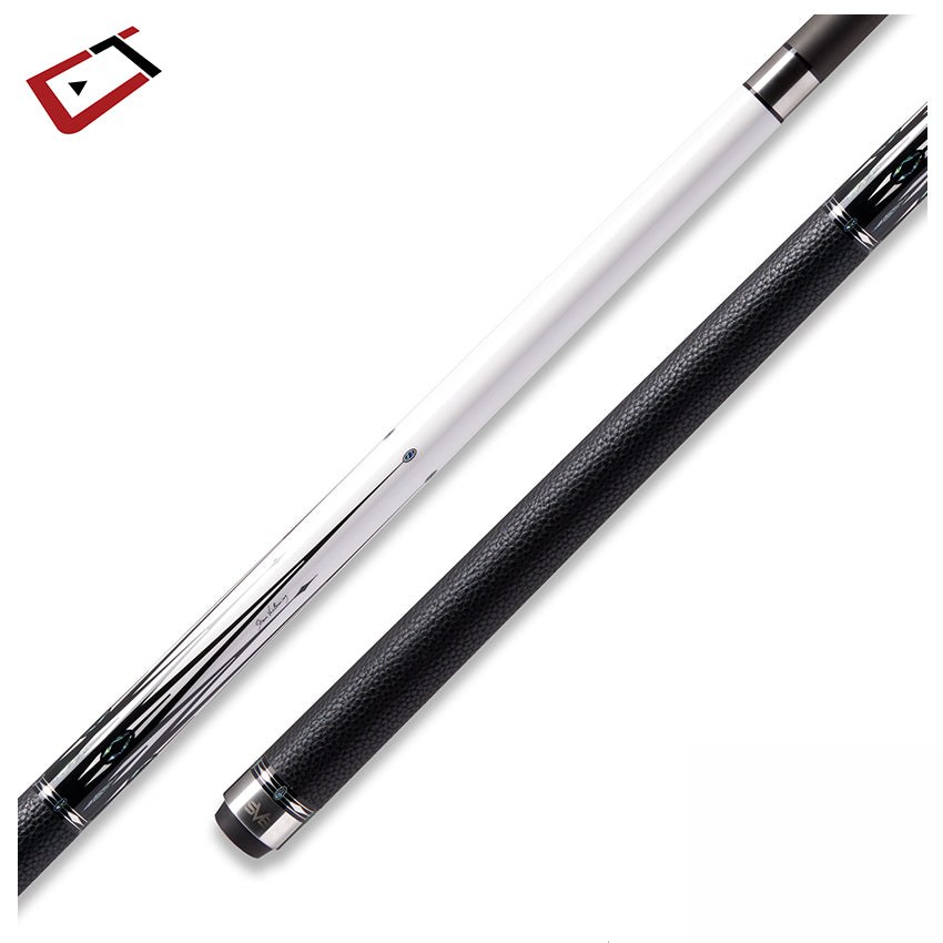 Cuetec Cynergy SVB Gen II White Play Cue with Leather Wrap