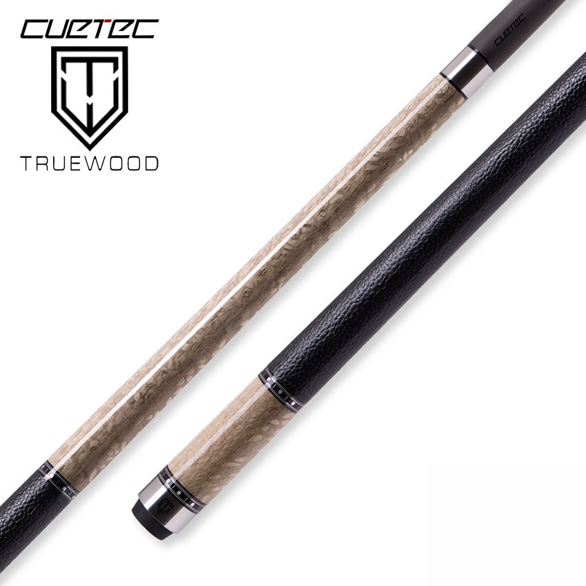 Cuetec Cynergy Truewood Sycamore 2 Leather Wrap Pool Cue - 95-110LTW