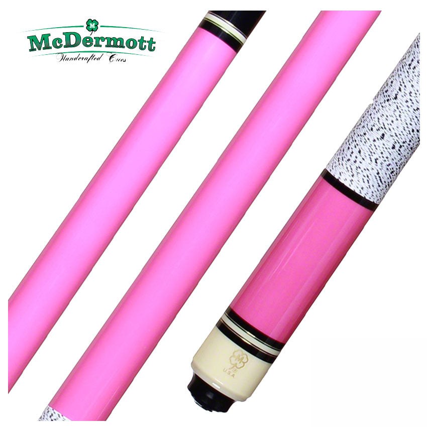 McDermott G Series Pink Painted Birdseye Maple Pool Cue - G205