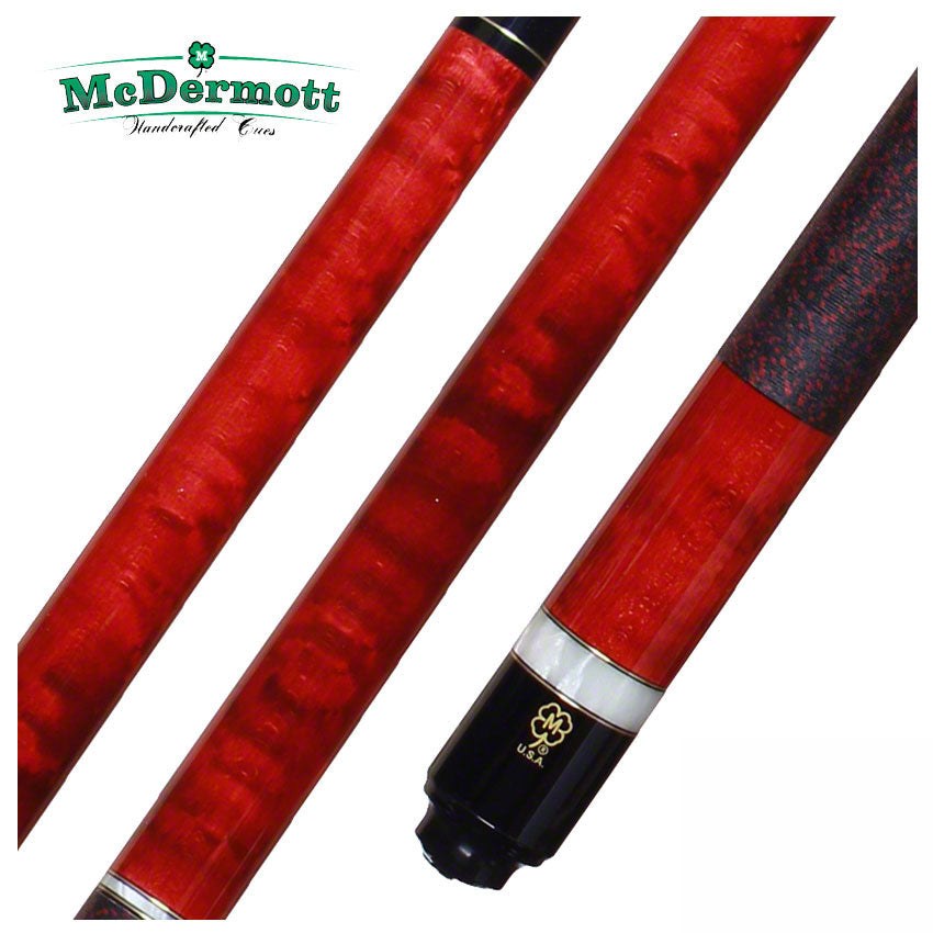 McDermott G Series Colorado Red Stain Birdseye Maple Pool Cue - G208