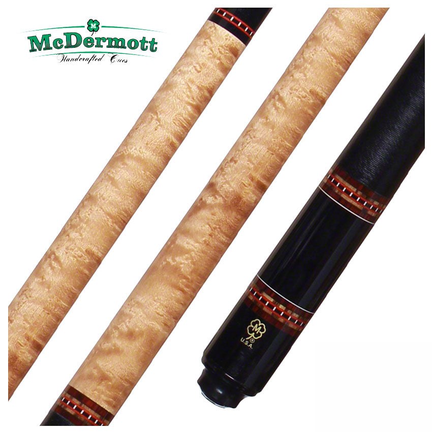 McDermott G Series Walnut Stained Birdseye Maple Pool Cue - G225