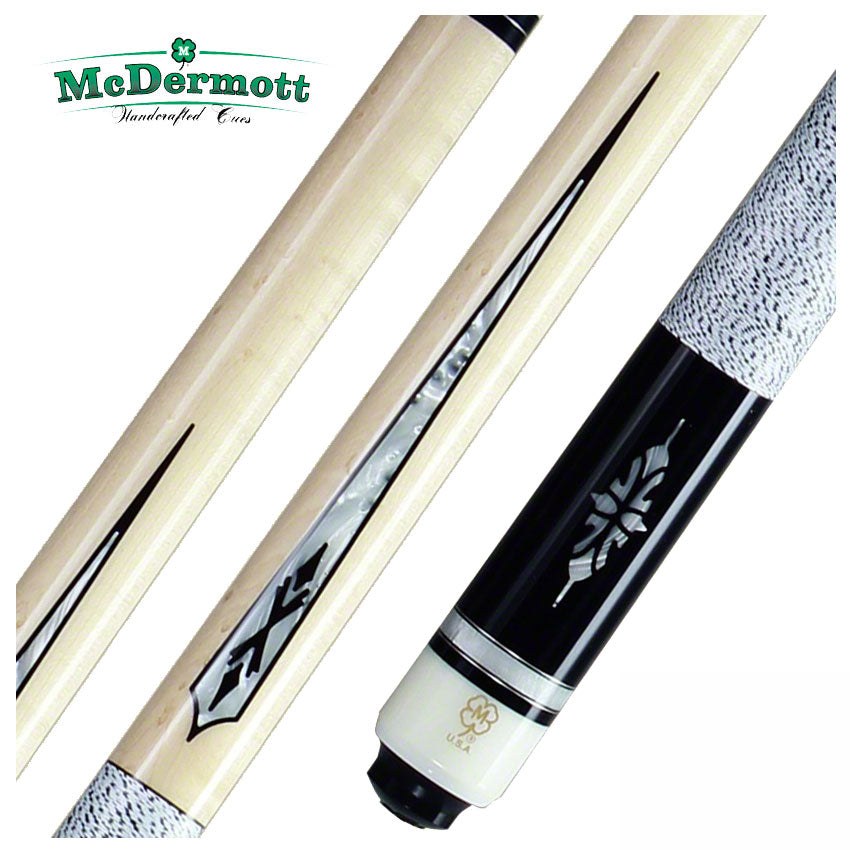 McDermott G Series Birdseye Maple with White Pearl Inlays Pool Cue - G323