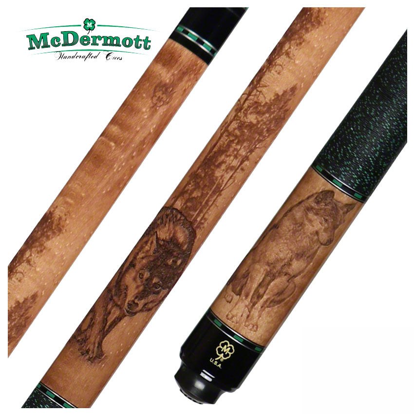 McDermott G Series Great Wolf Wildfire Pool Cue - G338