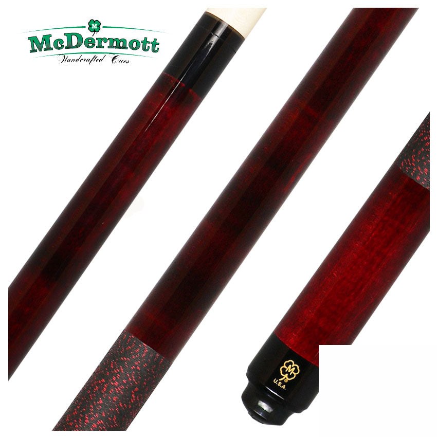 McDermott GS Series Burgundy Stained Michigan Maple Pool Cue - GS03
