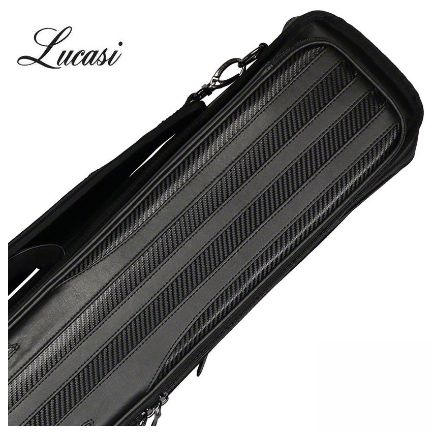 Lucasi Black Weave 4x8 Soft Pool Cue Case - LC948W