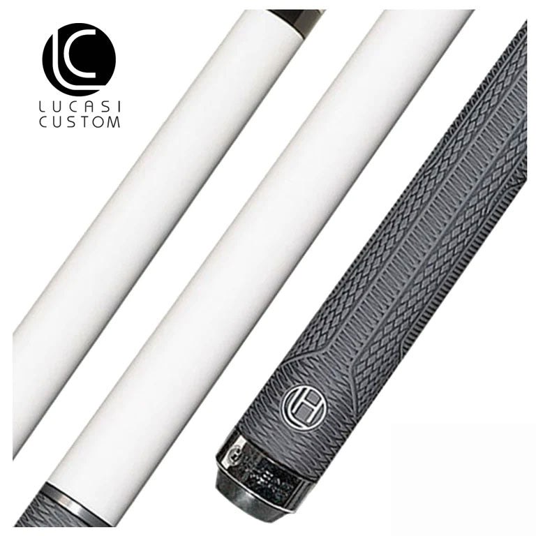 Lucasi Titanium White "The Hitman" Hybrid Pool Cue - LHT87