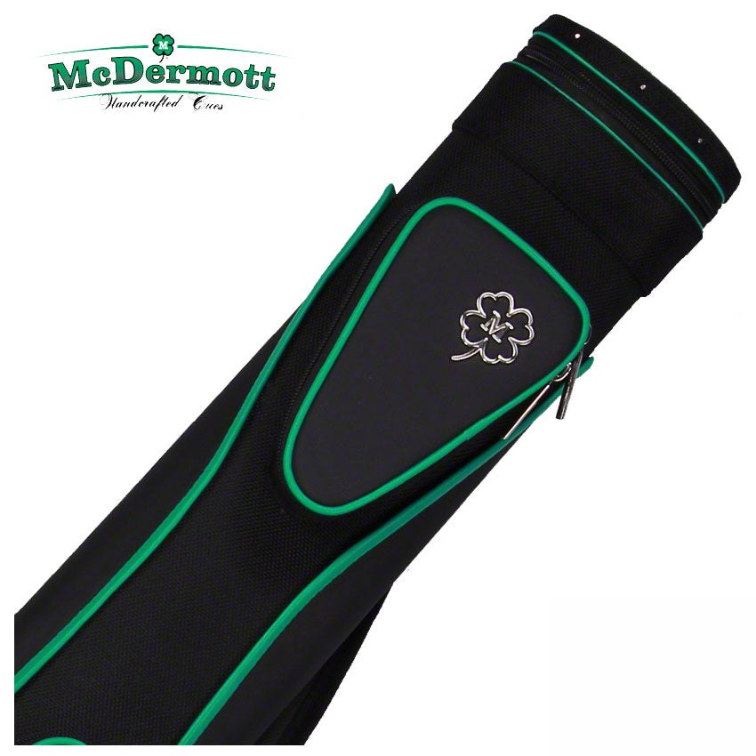 McDermott Tournament Collection Black/Green 2x2 Sport Pool Cue Case - 750928