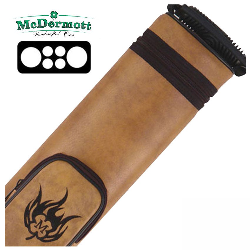 McDermott Wildfire Tan 2x4 Pool Cue Case - 750918