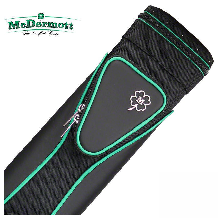 McDermott Tournament Collection Black/Green 3x5 Sport Pool Cue Case - 750940