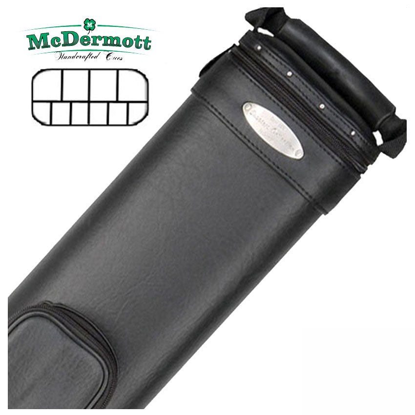 McDermott Shooter Collection Black 4x6 Pool Cue Case - 750920