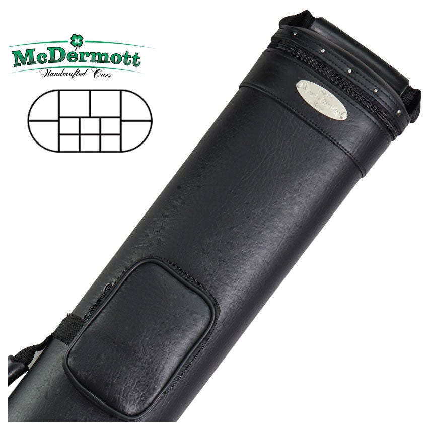 McDermott Shooter Collection Black 6x6 Pool Cue Case - 750944