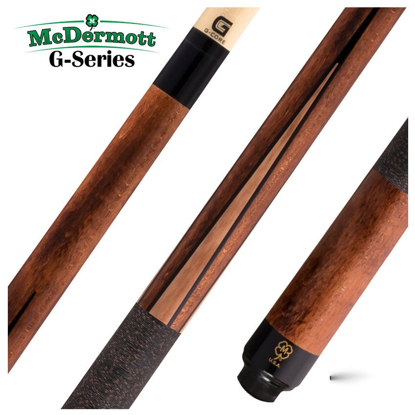 McDermott G Core Series Cherry Stained Maple with Maple Points Play Cue