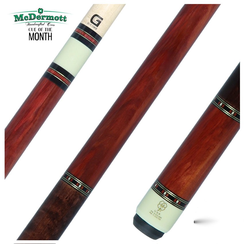 McDermott August 2024 Cue of the Month with G-Core Shaft - H554C