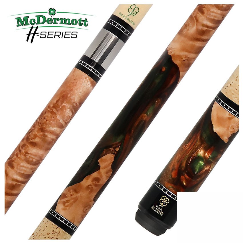McDermott H Series Metallic Forest Pool Cue - H1451