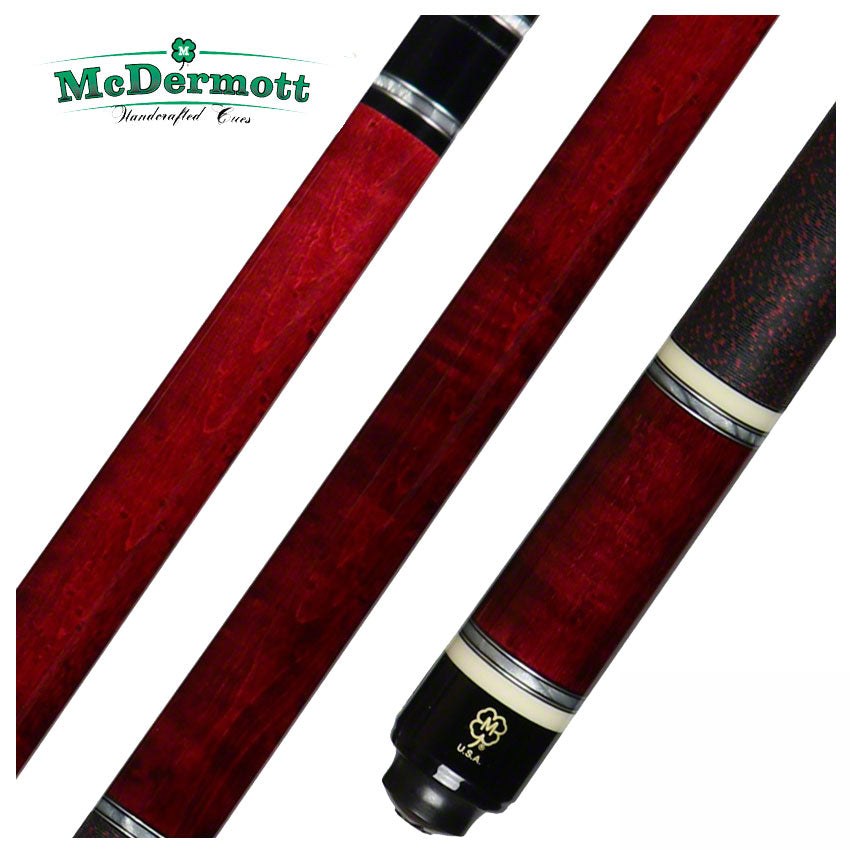 McDermott Select Series Burgundy Stained Birdseye Maple Pool Cue - SL01