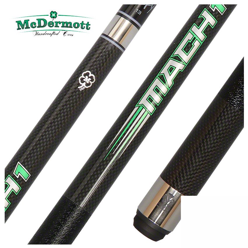 Mcdermott Vanquish Mach 1 Carbon Fiber Break Cue with Leather Wrap - VQM1L