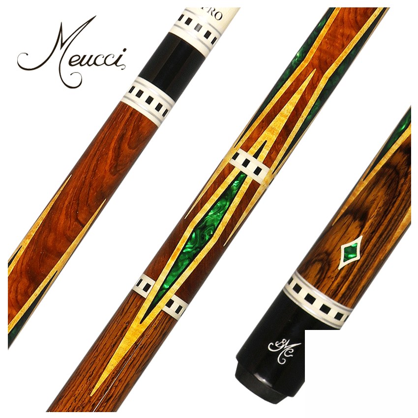 Meucci Cocobolo Diamond Limited Pool Cue - BMCDCOCO