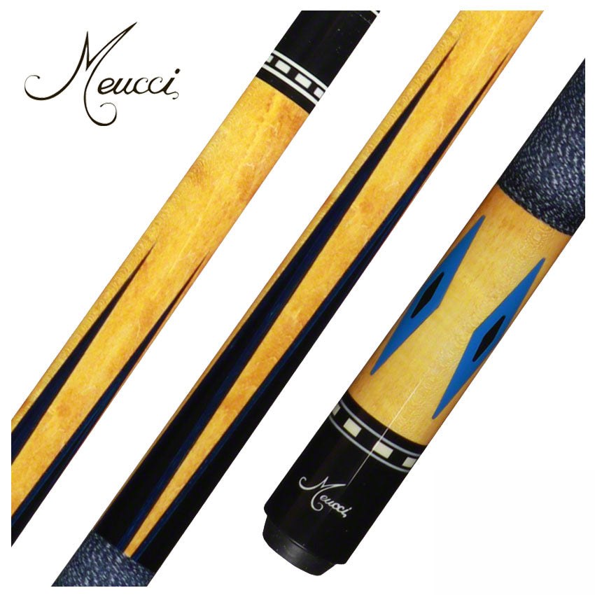 Meucci Economy Series 8 Blue Pool Cue with Pro Shaft - EC8B