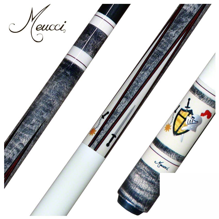 Meucci Hall Of Fame Medieval Pro Pool Cue with Carbon Shaft - HOF07C
