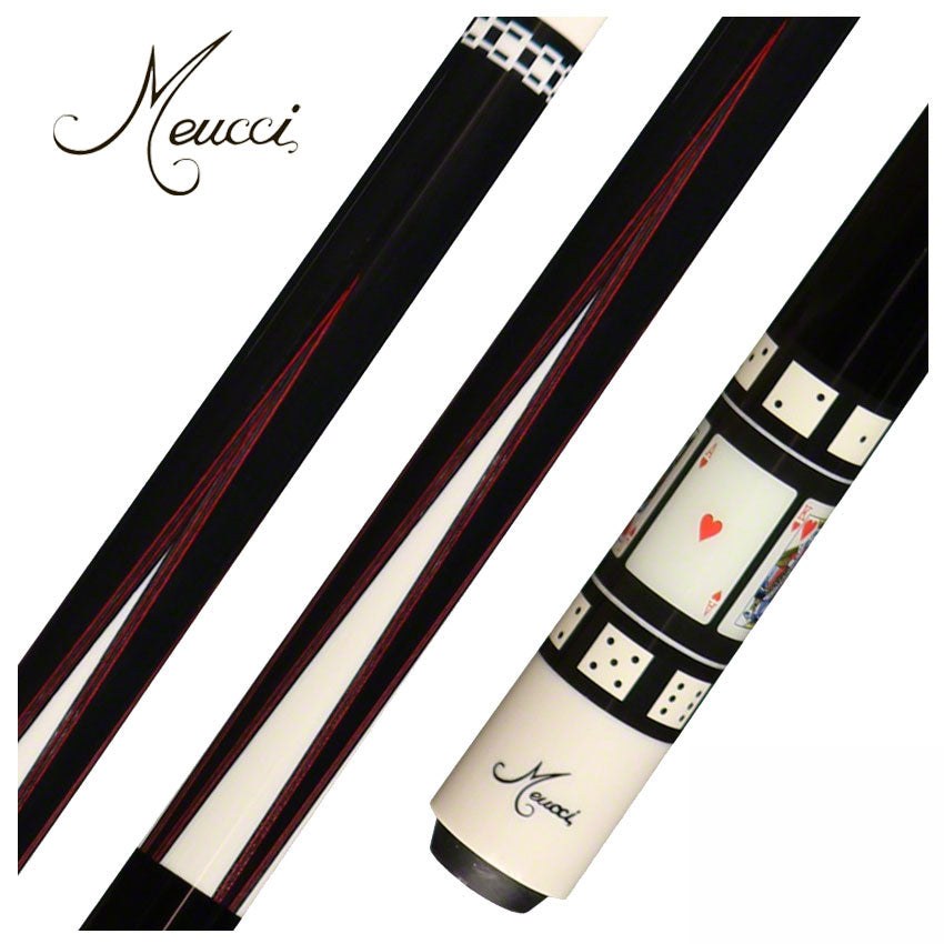 Meucci Hall Of Fame 4 Hearts Pool Cue with Pro Shaft - HOF04