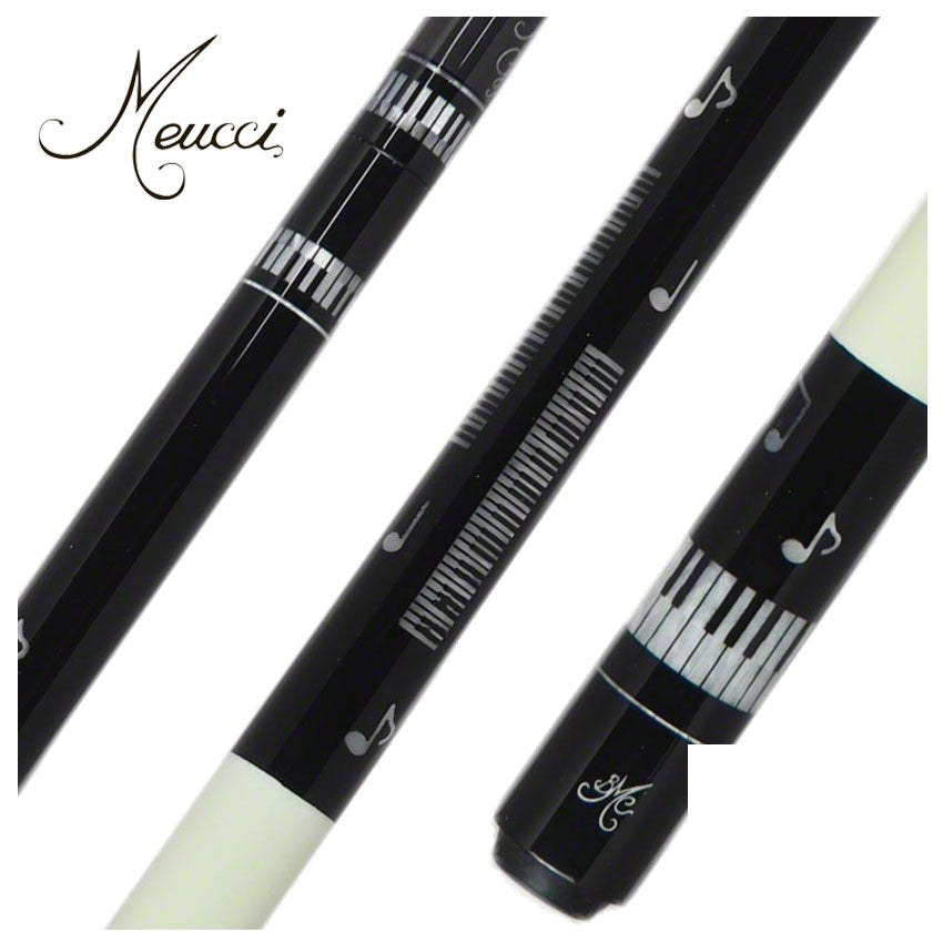 Meucci Pearl Piano Pool Cue with Carbon Shaft - MCPPCARBON