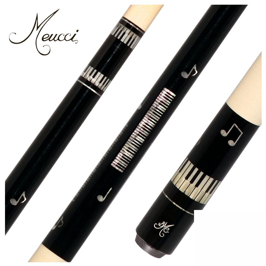 Meucci Pearl Piano Pool Cue with Pro Shaft - MCPPPRO