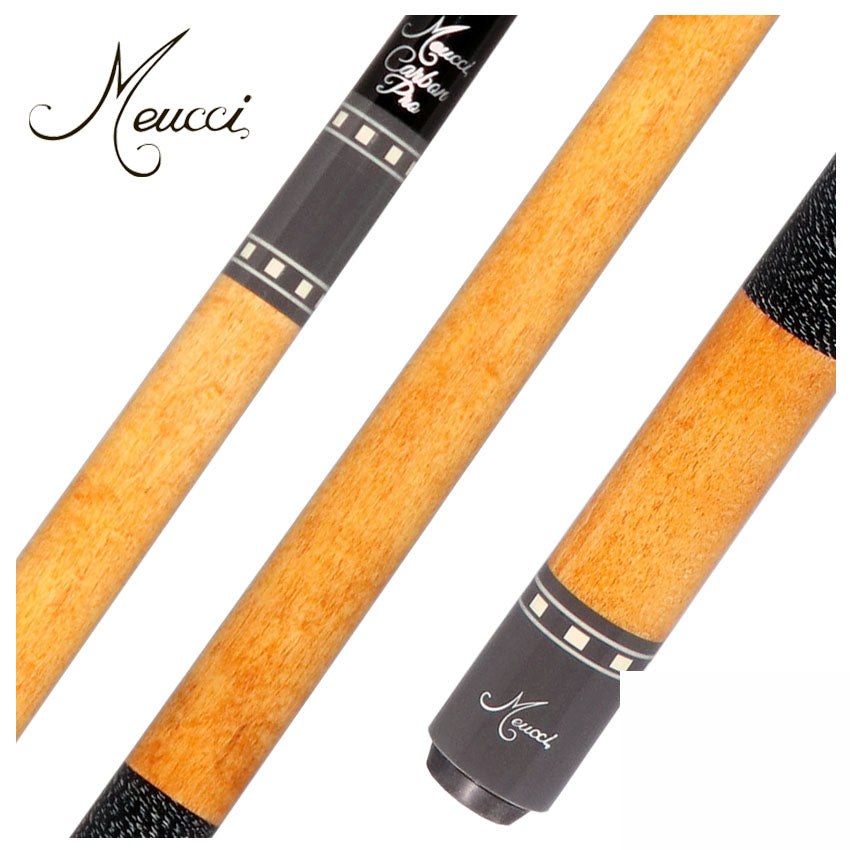 Meucci Summer Series 15 Antique Stained and Gray Pool Cue with Carbon Shaft