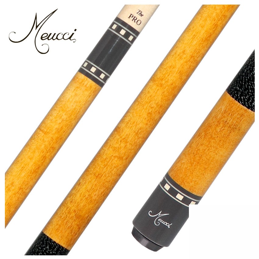 Meucci Summer Series 15 Antique Stained and Gray Pool Cue with the Pro Shaft