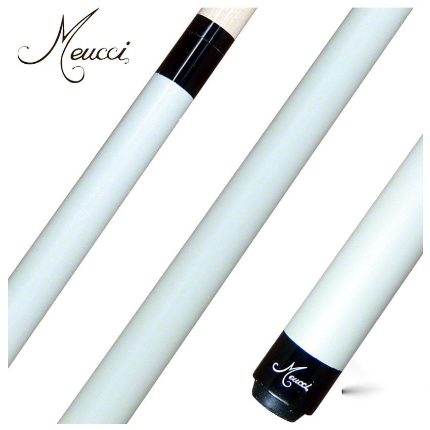 Meucci White Break Cue - MBREAKWHT