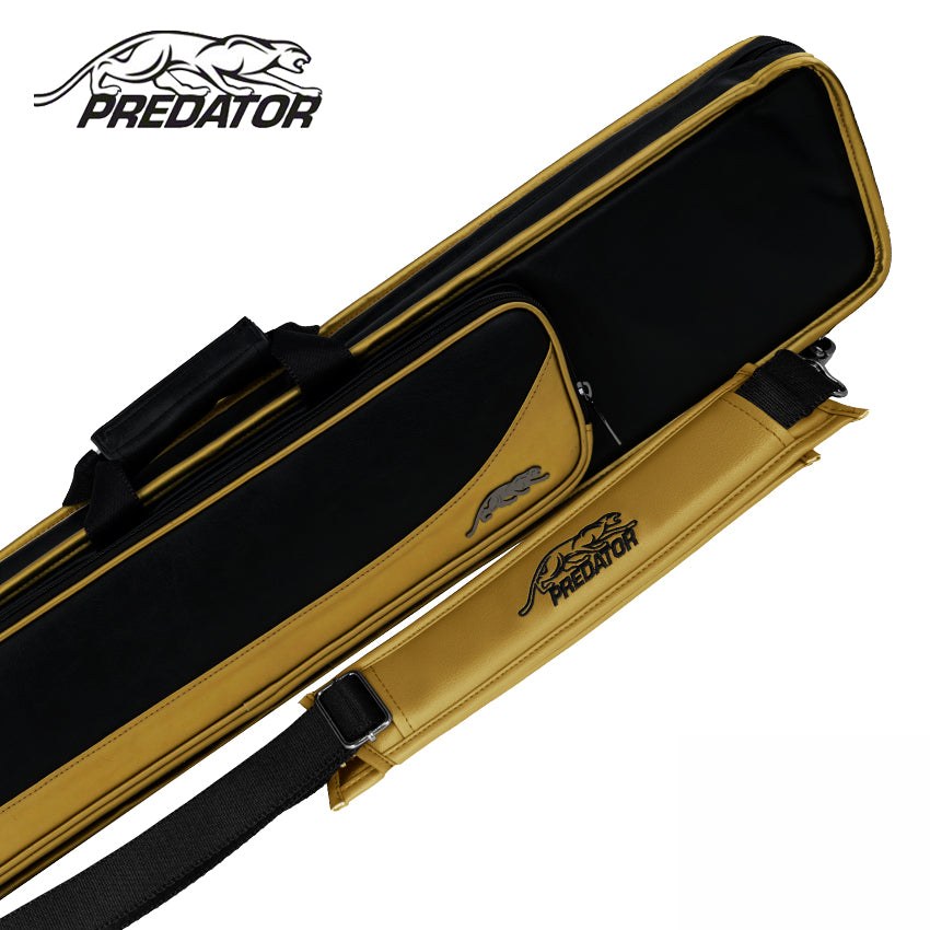 Predator Roadline 30th Anniversary Black and Gold 4x8 Butterfly Soft Pool Cue Case - C48BLKGLDS