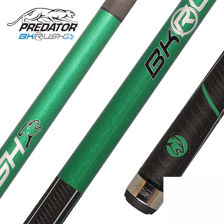 Predator BK Rush Nova Green Break Cue - With Sport Wrap - BKRUSHGRNSW