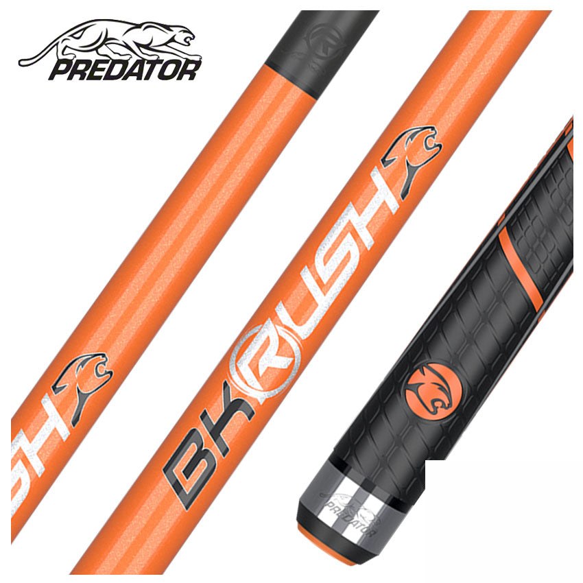 Predator BK Rush Flare Orange Break Cue - Sport Wrap