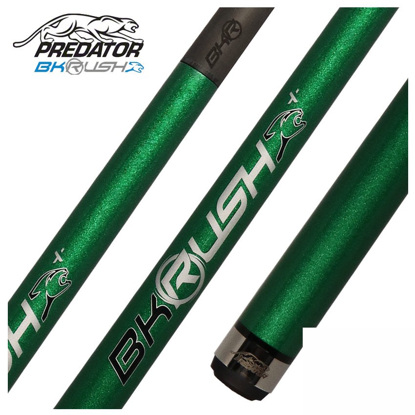 Predator BK Rush Nova Green Break/Jump Cue - No Wrap - BKJMPRUSHNWGRN