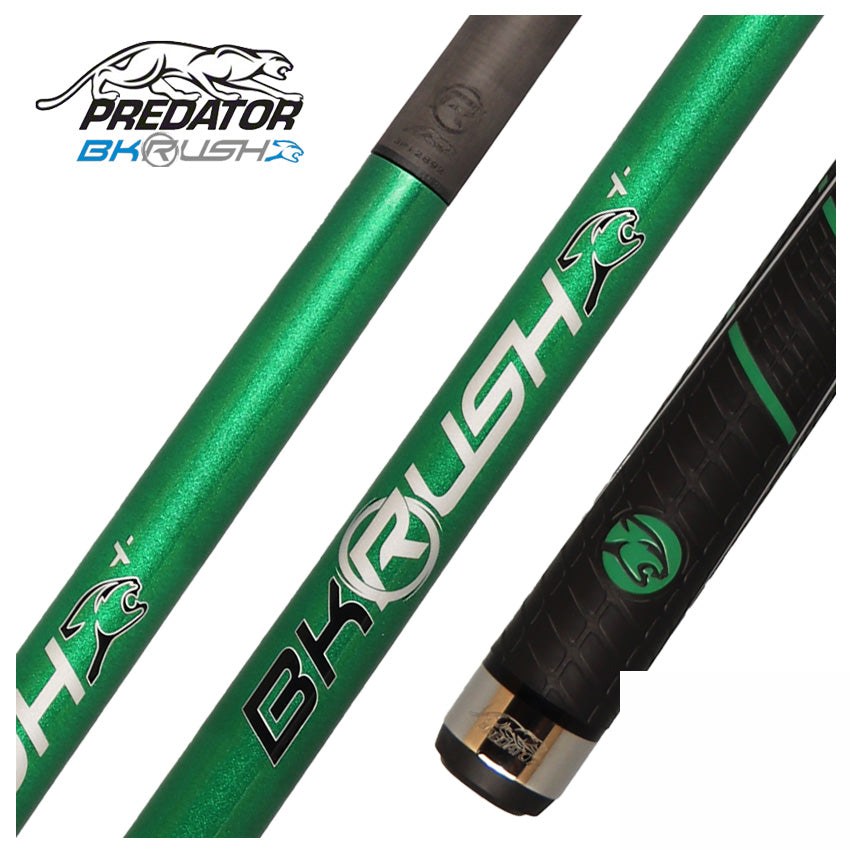 Predator BK Rush Nova Green Break/Jump Cue - With Sport Wrap - BKJMPRUSHSWGRN