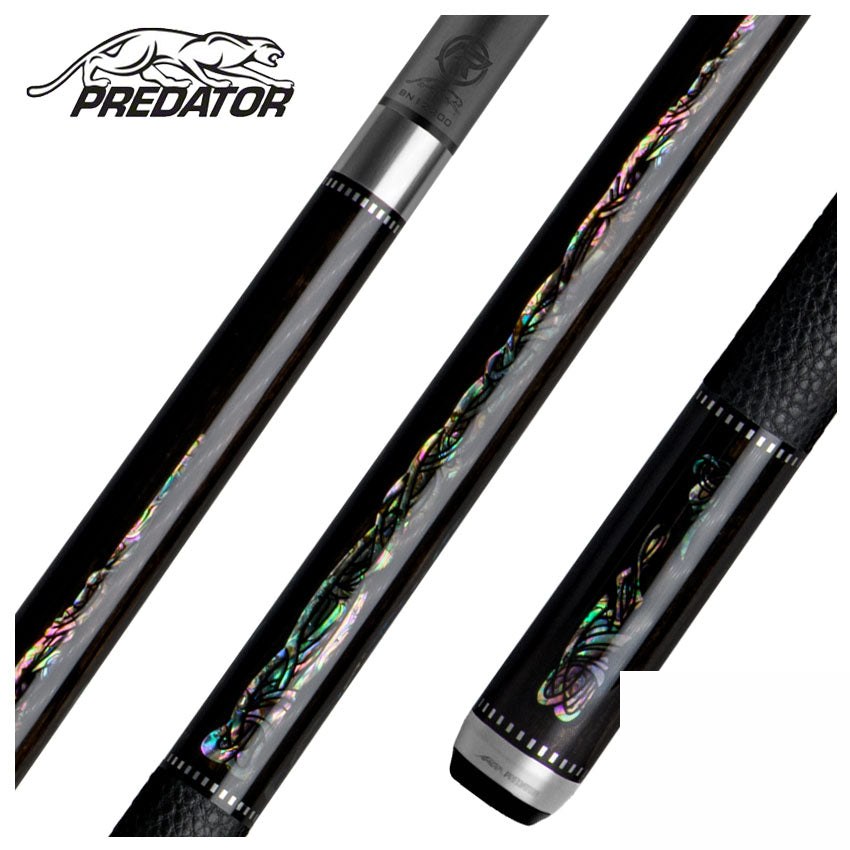Predator Limited Edition Ebony with Gordian Knot Inlays and Luxe Leather Wrap - Radial