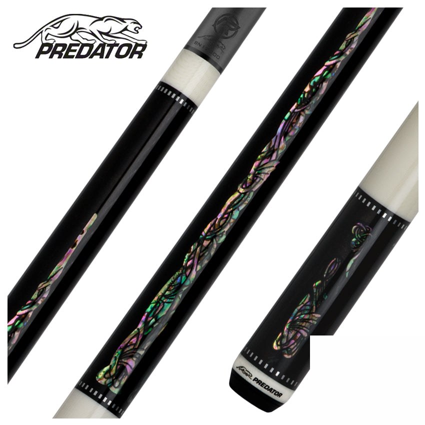 Predator Limited Edition Ebony with Gordian Knot Inlays No Wrap Pool Cue - Radial