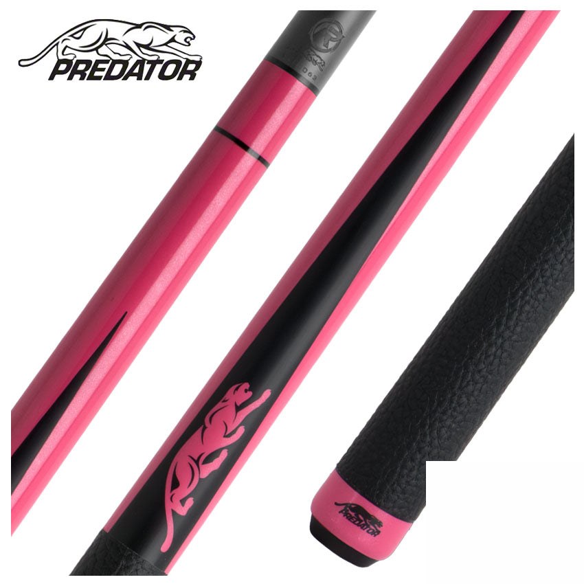 Predator Limited Edition SP2 Pink Forearm with Matte Black Points Pool Cue