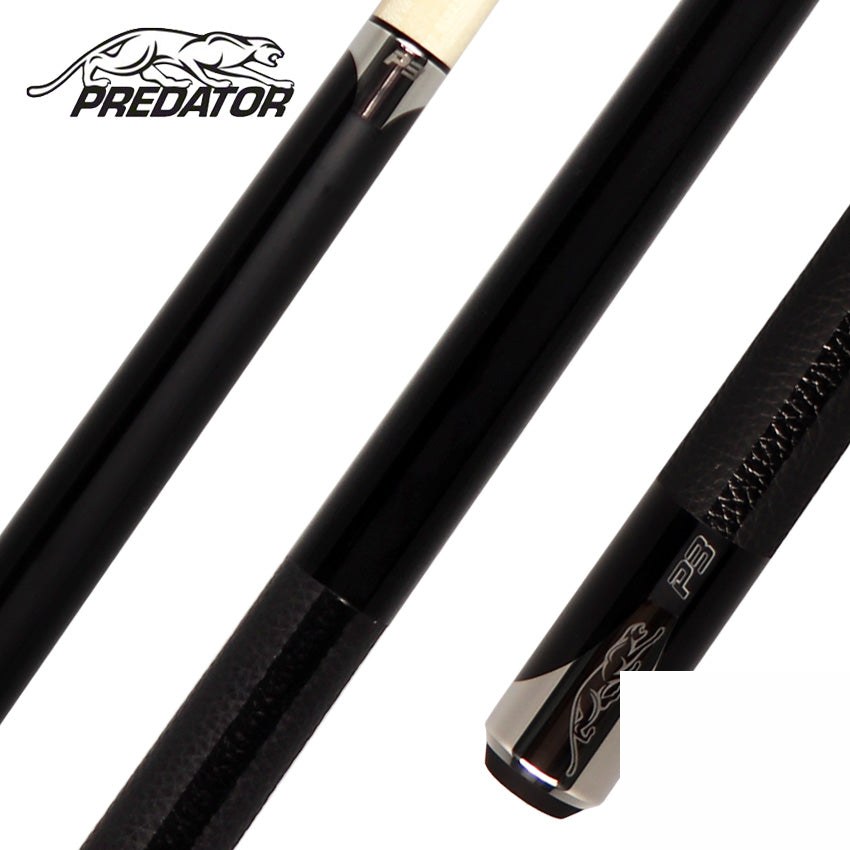 Predator P3 Cue - Black Luxe Wrap Uni-Loc - P3BW