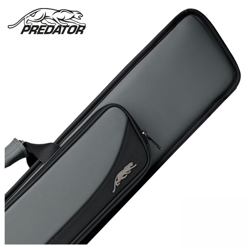 Predator Roadline Gray and Black 4x8 Butterfly Soft Pool Cue Case - C48GRYBLKS