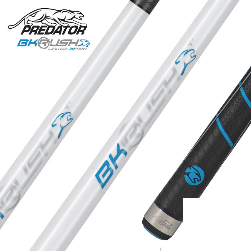 Predator BK Rush Pearl White 30th Anniversary Break Cue - Sport Wrap - BKRUSH30PRLSW