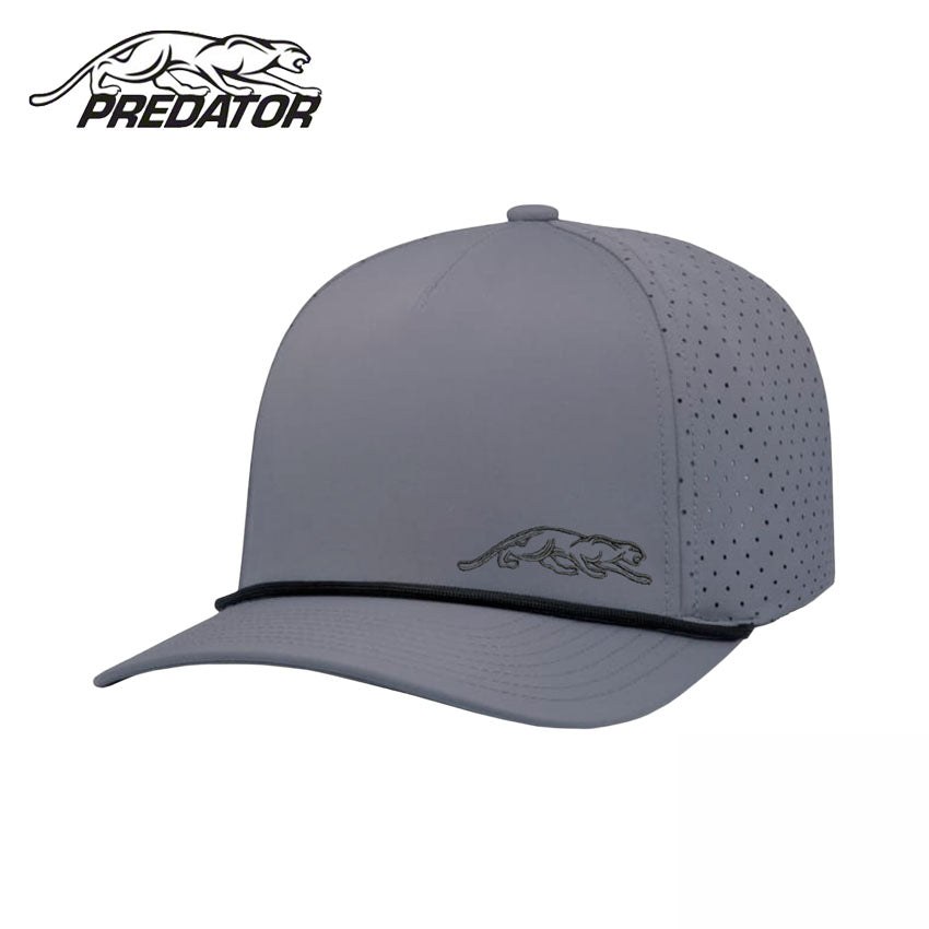 Predator Dark Silver Laser Vent Adjustable Hat
