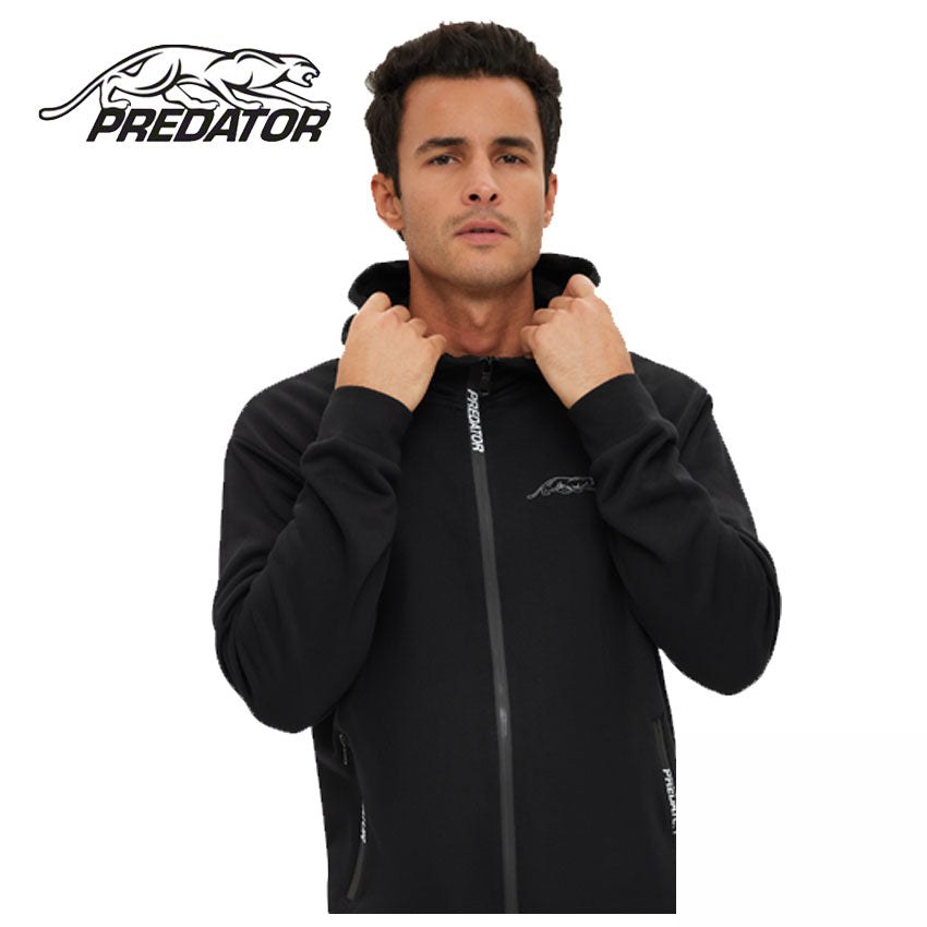 Predator Solid Black Cat Logo Jacket