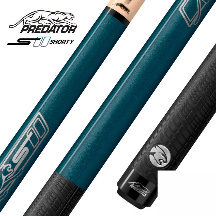 Predator Sport Shorty / Junior Blue Sport Wrap Pool Cue - SPOJUNBLUSW